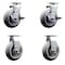 Service Caster Tool Box Caster Wheel Set 6'' Thermoplastic Rubber Swivel Casters, 4PK TOOL-SCC-20S620-TPRBD-TLB-2-R-2 - alternate 1